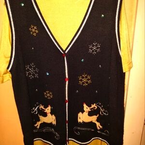 Pretty Xmas Sweater/Shirt Combo